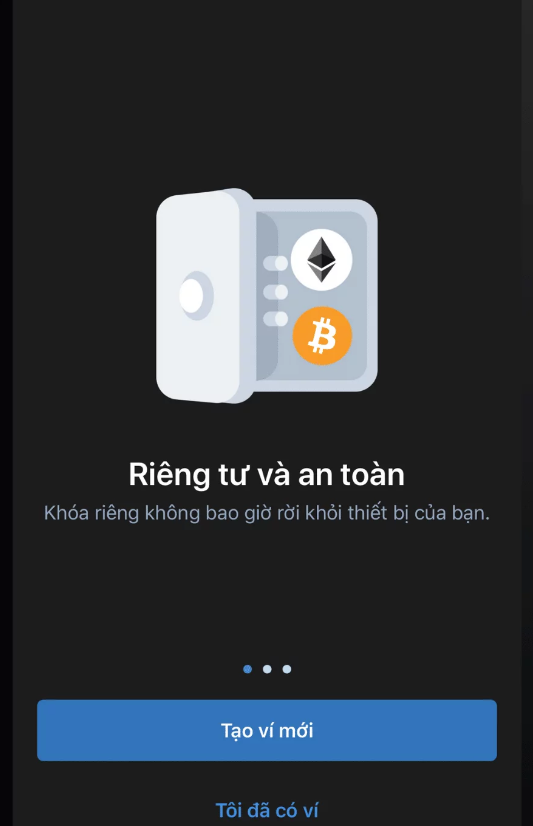 Hướng dẫn tải về và tạo ví trust wallet