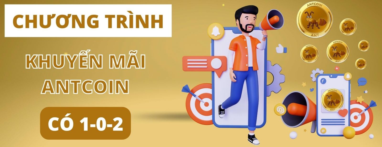 AntCoin - Đồng tiền điện tử trên App Vipay đào coin miễn phí