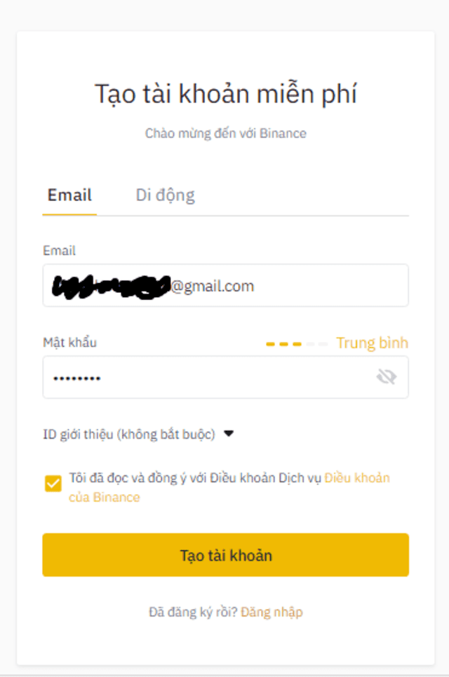 HƯỚNG DẪN ĐĂNG KÝ TÀI KHOẢN TRÊN BINANCE CHO NGƯỜI MỚI BẮT ĐẦU