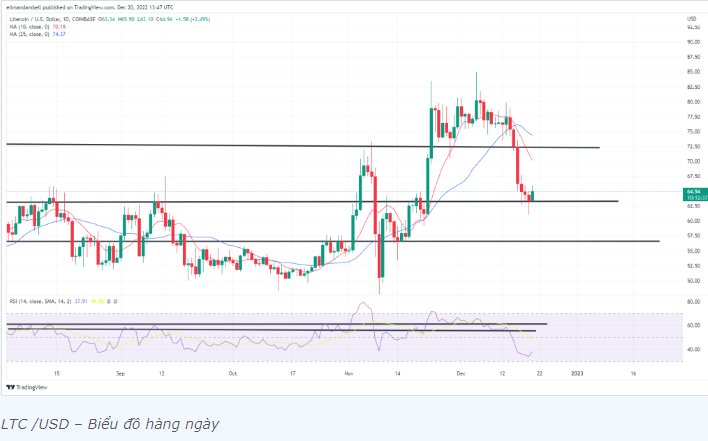 LTC Snaps mở rộng Bear Run, khi LINK đạt mức cao trong thời gian 4 ngày