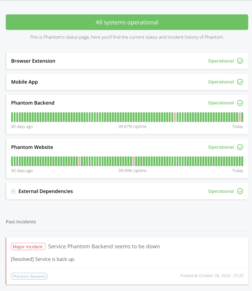 Phantom ngừng hoạt động do người dùng claim airdrop GRASS trên Solana.