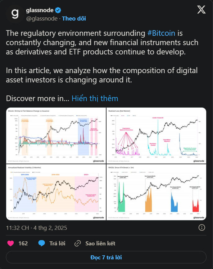 Bitcoin ghi nhận vốn thực tế 850 tỷ USD, củng cố chỗ đứng trong nền kinh tế vĩ mô.