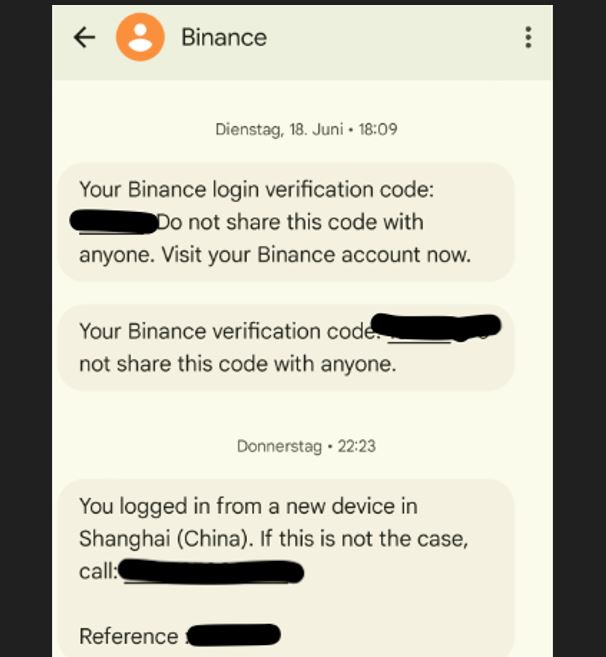 Cảnh báo: Chiêu thức lừa đảo SMS mạo danh Binance tiếp tục tinh vi hơn