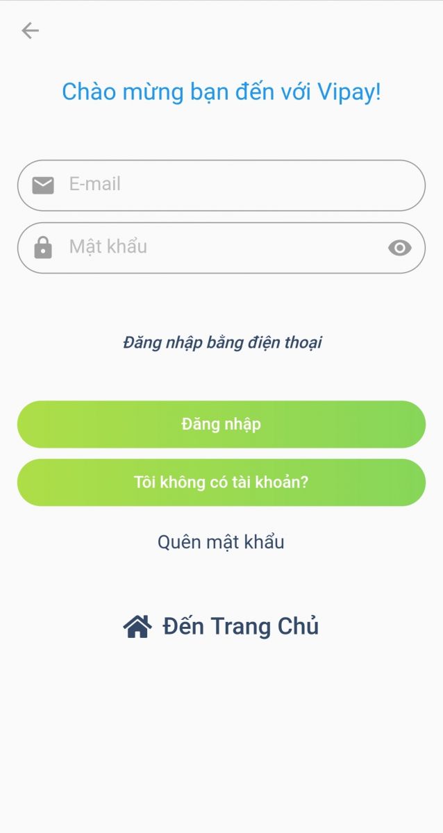 Hướng dẫn tải về và sử dụng ví điện tử Vipay