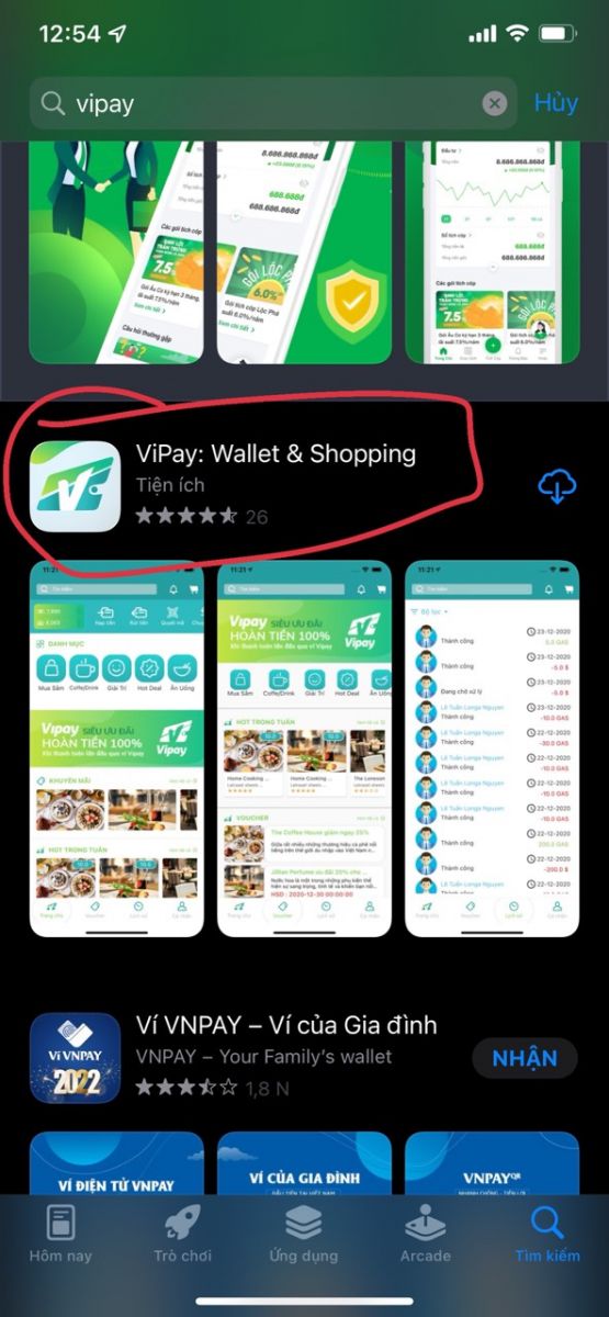 Cách tải app và đăng ký ID trên Vipay