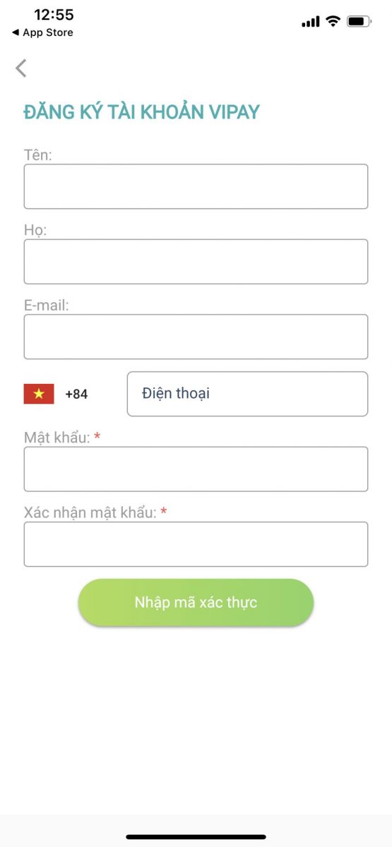Cách tải app và đăng ký ID trên Vipay