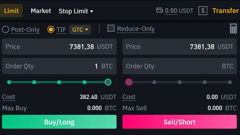 Tìm hiểu về trade futures trên binance